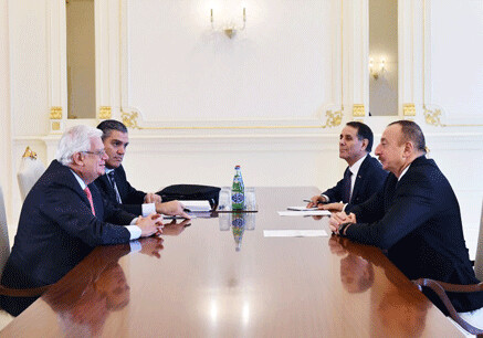 Президент Ильхам Алиев принял Марио Давида