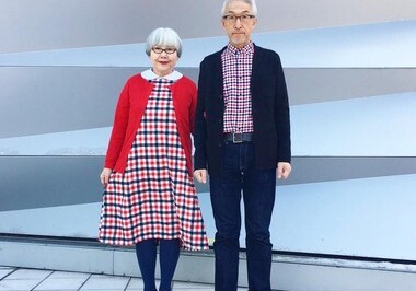 Супруги из Японии уже 37 лет одеваются в сочетающиеся наряды (Фото)