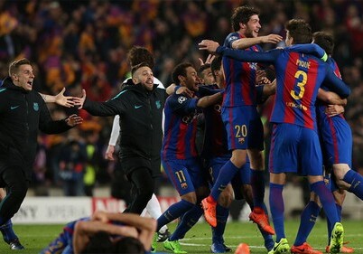 «Барселона» сотворила чудо, отыгравшись с 0:4, и прошла в 1/8 финала ЛЧ (Видео)