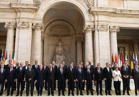 Лидеры 27 стран ЕС подписали Римскую декларацию по будущему союза без Великобритании