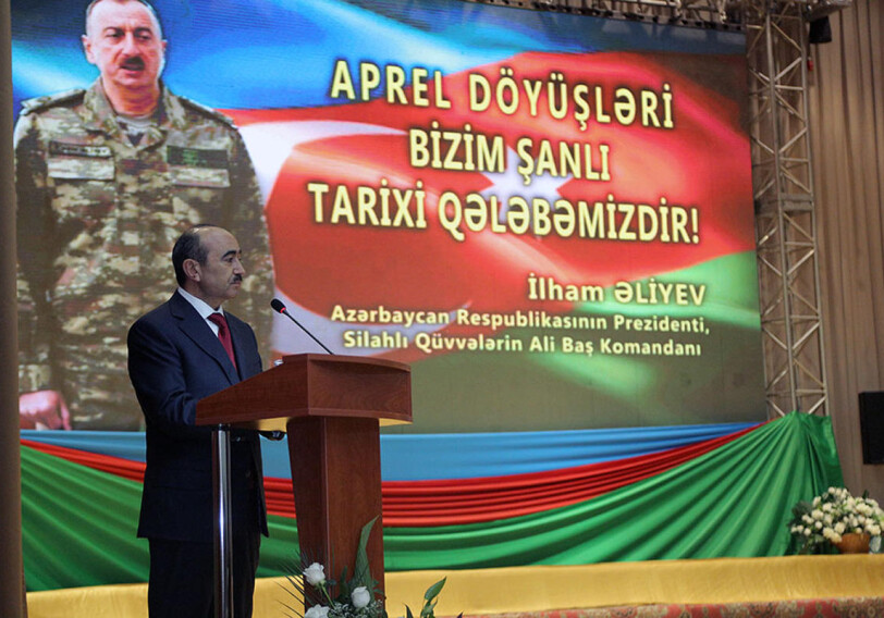 Али Гасанов: «Апрельские бои показали, что Азербайджан никогда не смирится с оккупацией» (Фото-Видео)
