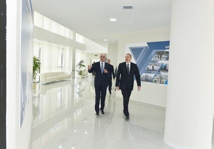  Президент Ильхам Алиев ознакомился с Аранским региональным центром развития (Фото)