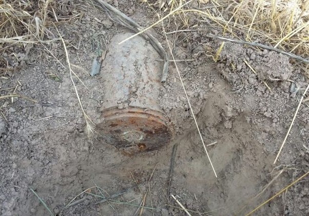 В Джоджуг Марджанлы обнаружена противопехотная мина (Фото)