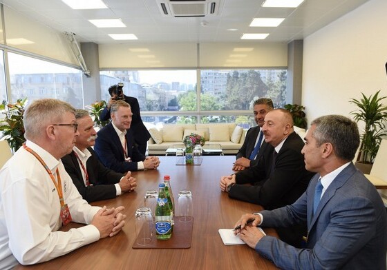 Президент Азербайджана принял руководящих лиц «Формулы-1»