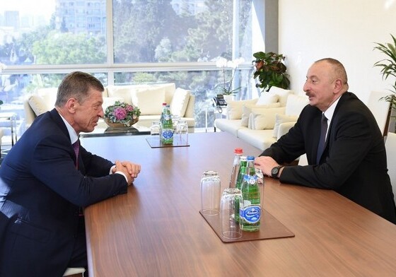 Президент Азербайджана принял заместителя премьер-министра России
