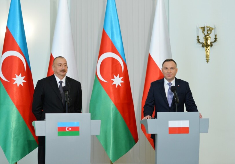 Анджей Дуда: «Польша заинтересована в налаживании прямого железнодорожного сообщения с Азербайджаном»