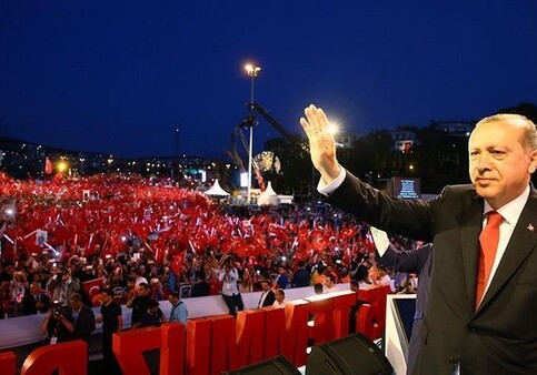 Эрдоган: «15 июля была одержана очередная всенародная победа» (Фото)