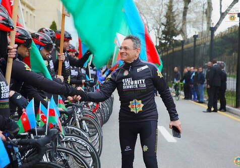 Начальник Службы госбезопасности Азербайджана принял участие в велопробеге (Фото-Видео)