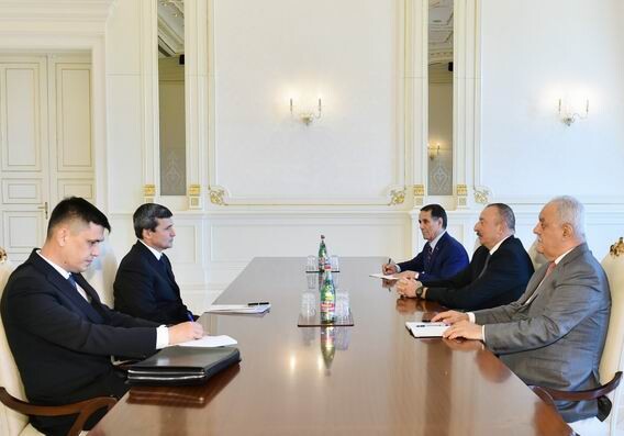 Ильхам Алиев принял зампредседателя Кабмина Туркменистана (Фото)