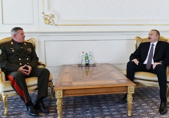 Ильхам Алиев принял председателя Государственного пограничного комитета Беларуси