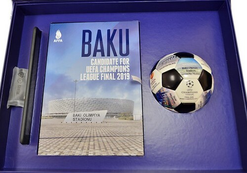 Видеопрезентация кандидатуры Баку на проведение финалов Лиги чемпионов и Лиги Европы