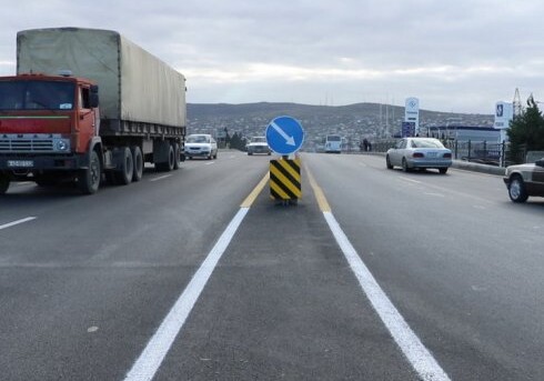Расширена дорога на въезде в Баку (Фото-Видео)