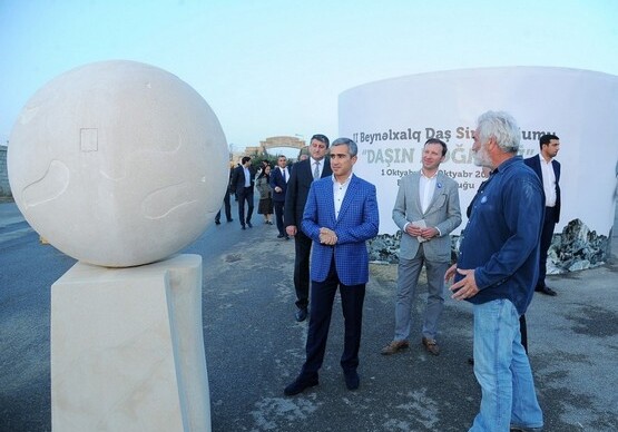 При организационной поддержке Фонда Гейдара Алиева прошел II Международный симпозиум по скульптуре «Песня камня» (Фото)