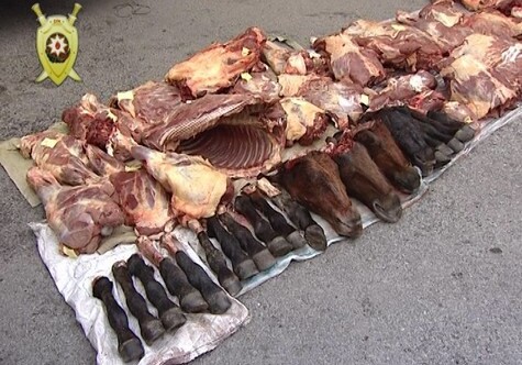 В Балакенском районе конфисковано 500 кг мяса неизвестного происхождения (Фото)