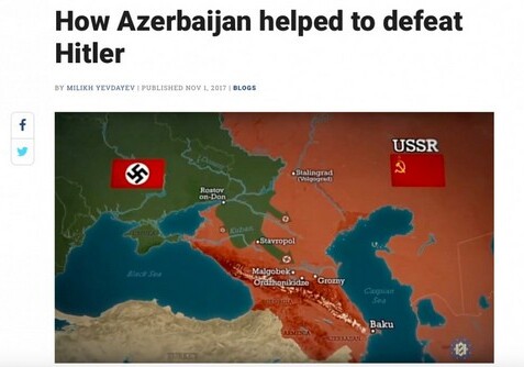 Jewish Journal: «Как Азербайджан помог победить Гитлера»