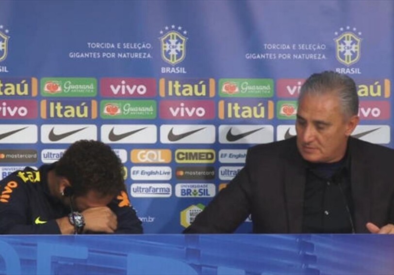 Неймар расплакался на пресс-конференции после мотивации тренера (Видео)