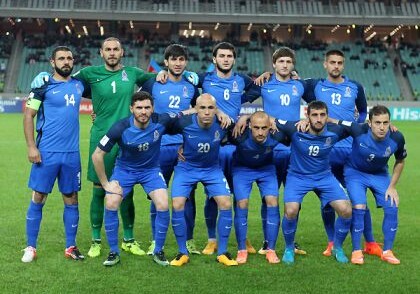 Сборная Азербайджана опустилась на две позиции в рейтинге ФИФА