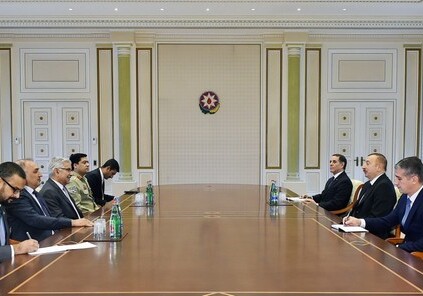 Президент Ильхам Алиев принял министра иностранных дел Пакистана
