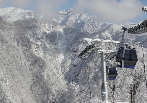 Российский телеканал показал сюжет об открытии горнолыжного сезона в Азербайджане (Видео)