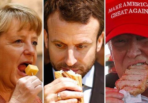 От икры до чизбургера: что едят мировые лидеры