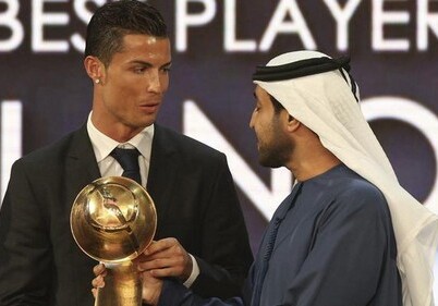 Роналду признан лучшим футболистом 2017 года по версии Globe Soccer Awards