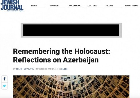 «Память о Холокосте: размышления об Азербайджане» – Jewish Journal
