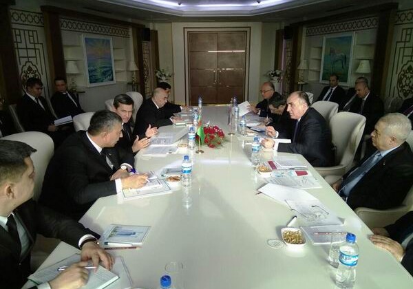 Глава МИД Азербайджана встретился с туркменским коллегой (Фото)
