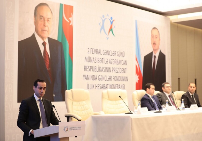 Отчетная конференция Фонда молодежи при Президенте Азербайджана (Фото)