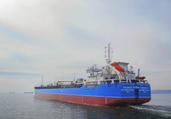 Завершен ремонт танкера «Президент Гейдар Алиев»