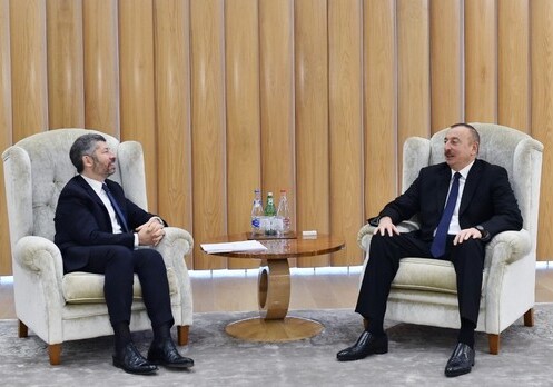 Президент Азербайджана принял замминистра экономического развития Италии