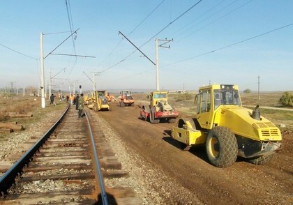 Начат ремонт 5,7 км участка железной дороги Баку–Беюк-Кесик (Фото)