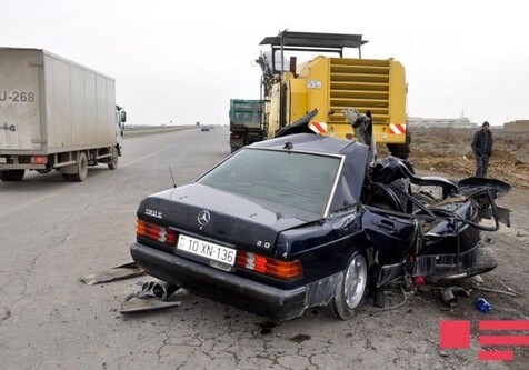 Тяжелая авария на трассе Баку-Газах: погибли две женщины (Обновлено-Фото)