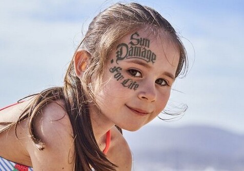 Необычная рекламная кампания: дети с татуировками (Фото)