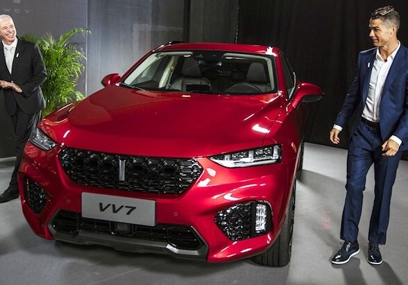 Футболист Роналду будет рекламировать китайские автомобили