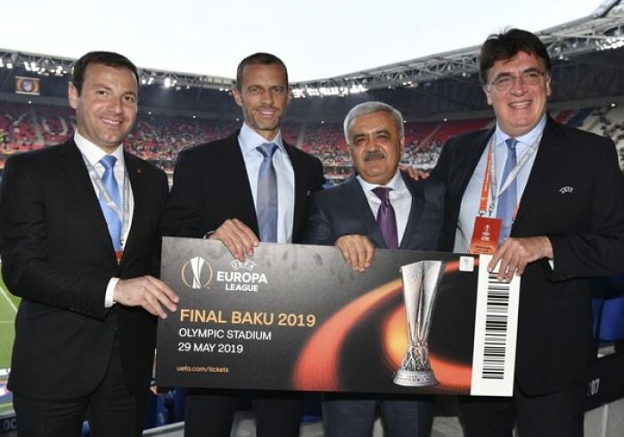 Президент УЕФА: «Не сомневаюсь, что финал Лиги Европы в Баку будет великолепно организован»