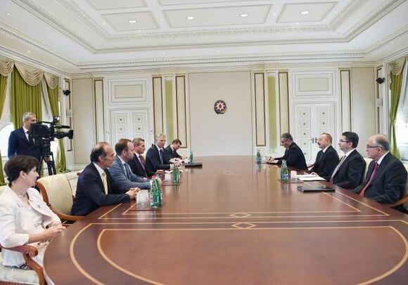 Президент Ильхам Алиев принял делегацию Еврокомиссии