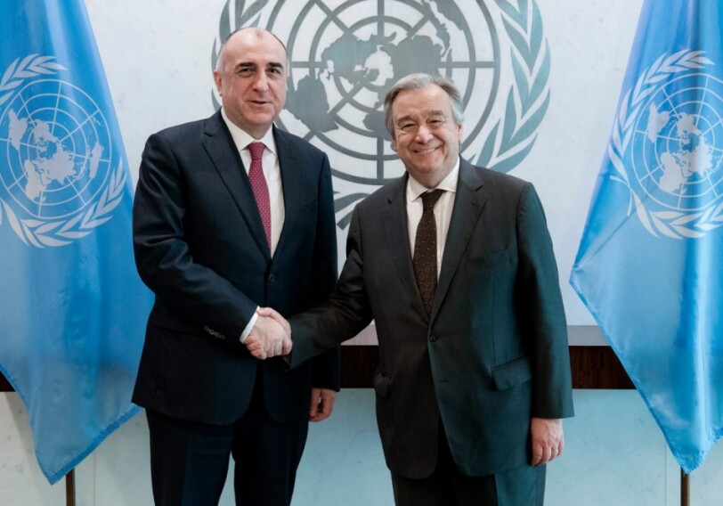 Состоялась встреча министра иностранных дел Азербайджана с генсеком ООН
