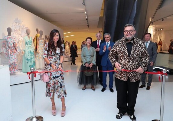 Лейла Алиева приняла участие в открытии выставки «Заповедник моды» (Фото)