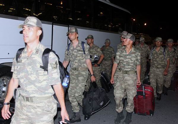 Турецкие военнослужащие прибыли в Азербайджан (Видео)