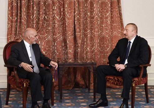 В Брюсселе состоялась встреча президентов Азербайджана и Афганистана (Фото)