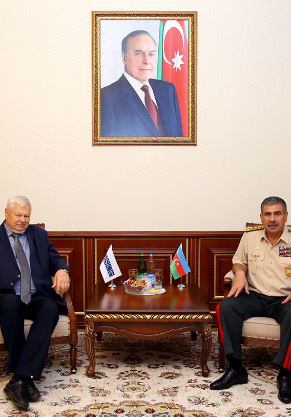 Закир Гасанов встретился с личным представителем действующего председателя ОБСЕ (Фото)