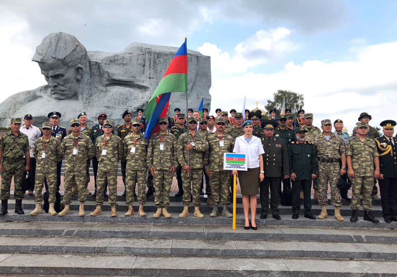 Азербайджанские военнослужащие на открытии конкурса «Снайперский рубеж» (Фото)