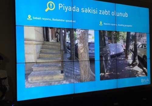 В Баку во многих местах тротуары заняты торговыми объектами – БТА