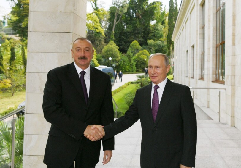 Ильхам Алиев встретился с Путиным (Фото-Добавлено)