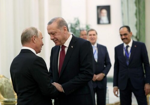 Путин встретился с Эрдоганом (Фото)