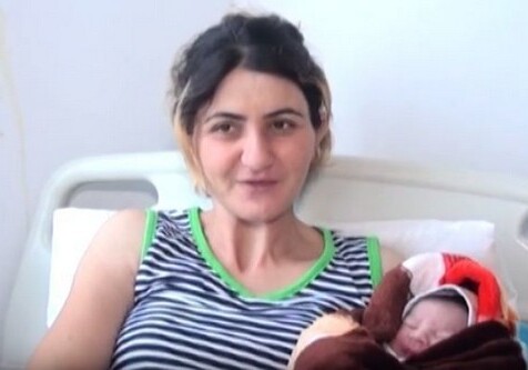 Столько букв в слове «Азербайджан»: в семье бардинцев родился десятый ребенок (Видео)