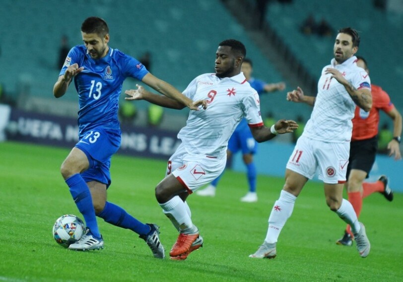 Сборная Азербайджана сыграла вничью с Мальтой (Фото-Видео)