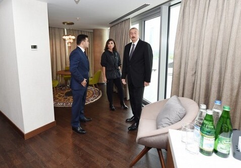 Президент Ильхам Алиев ознакомился с Лянкяранским центром здоровья «Истису» (Фото)