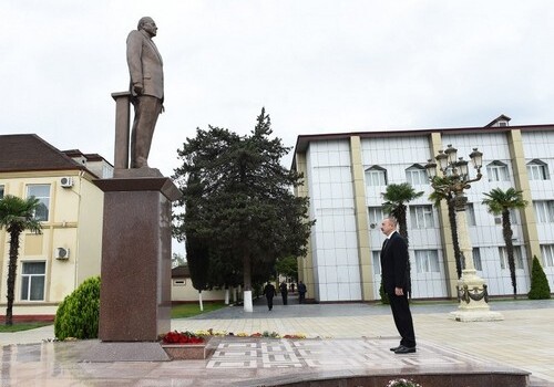 Начался визит Президента Ильхама Алиева в Астаринский район (Фото-Обновлено)