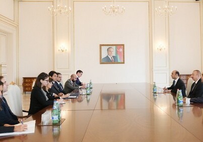 Президент Азербайджана принял итальянскую делегацию (Фото)